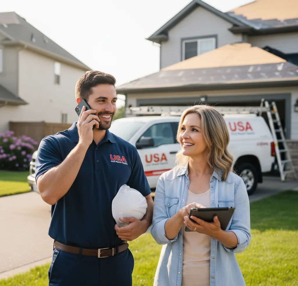 USA Roof Repair Experts customer support in Welch